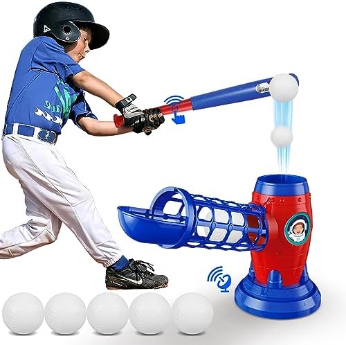 LZZAPJ T Ball Sets for Kids 5-8,Tee Ball Set with LZZAPJ T Ball Sets for Kids 5-8,Tee Ball Set with Plastic Baseball Bat,Toddler Baseball Game Sports & Outdoors Toys, Baseball Training Equipment for Youth 3-5, Tball Set Gifts for Boys Girls 8-12