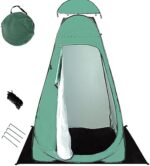 LazyWomen 76" X 47" X 47" Portable Shower for Camping Shower Tent, Pop Up Privacy Tent with Removable Rain Cove, Foldable Camping Toilets Changing Tent, for Hiking Beach Picnic Fishing