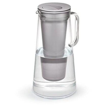 LifeStraw Home – Water Filter Pitcher, 10-Cup, Pebble, BPA Free Designed for Everyday Protection Against Bacteria, parasites, microplastics, Lead, Mercury, PFAS and a Variety of Chemicals