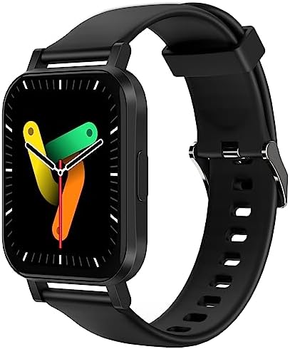 MAXTOP Smart Watch for Women Men,1.69" Touch Screen Fitness Tracker for iPhone Android Phone IP68 Waterproof,Finess Watch with Step Calorie Counter Sleep Monitoring Pedometer Watches, T11 Pro+ Black