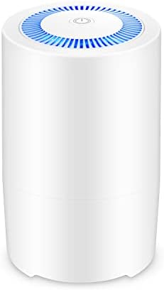 MELEDEN Air Purifiers for Bedroom, Compact HEPA Air Purifier Air Filter for Pollen Dust Smoke Pet Hair, Portable Air Cleaner for Bedroom Kitchen Baby Room.