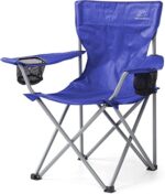 MOUNTAIN SUMMIT GEAR Anytime Chair for Camping, Sports, and The Outdoors w/Carry Bag, Camping Chairs for Adults, Folding Chair for Outside, (by Caddis Sports Inc.)