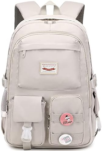 Makukke School Backpacks for Teen Girls - Laptop Backpacks 15.6 Inch College Cute Bookbag Anti Theft Women Casual Daypack