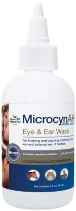 Manna Pro MicrocynAH Ear & Eye Wash, 3 oz