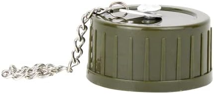 Mastiff Gears® 304 (18/8) Stainless Steel (FDA Compliant) US G.I Style Canteen Kit Cooking Set Camping Canteen Mess Kit with Cup, Lid, MOLLE Pouch for Camping Hiking (Cap)