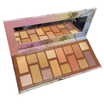 MeiPlumLai Sunset Eyeshadow Palette 16 Color Eye Shadow Makeup Warm Highly Pigmented Gold Glitter Shimmer Matte Long Lasting Waterproof Ultra-Blendable Eye Makeup for Women