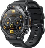 Military Smart Watches for Men Make Call 1.39" HD Big Screen Fitness Tracker Rugged Tactical Smartwatch Compatible with iPhone Samsung Android Phones Heart Rate Sleep Monitor Sports Watch