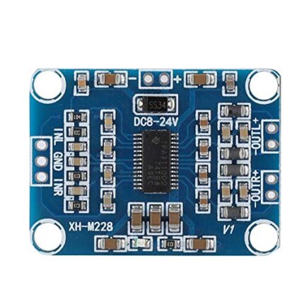 Mini Digital Amplifier Board, 15W+15W 2.0 Dual Channel Audio Amplifier Board TPA3110 DC 8-18V Digital Stereo Amp Module Power Amplify Circuit for DIY Speaker Sound System