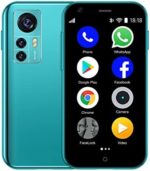 Mini Smartphone Unlocked 1GB RAM 8GB ROM Small Cell Phones, 2.5'' Touch Screen Quad Core Android Tiny Phone/3G/WiFi/Dual SIM/HD Camera/Google Play Mobile Phone (Blue)