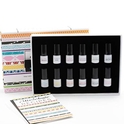 Mixologie Mini Blending Kit - Perfume Blending Kit - Fragrance Sample Set - Rollerball Sampler