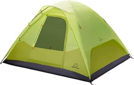 Mountain Summit Gear Campside Dome Tent, 3/4/6-Person Camping Tent, Camping Gear for The Outdoors, Backpacking Tents for Camping (by Caddis Sports Inc.)