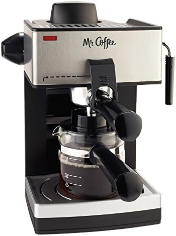 Mr. Coffee 4-Cup Steam Espresso System with Milk Frother