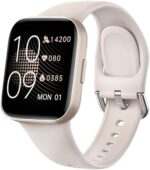Muzaria Health and Fitness Smartwatch with 24/7 Real-time Heart Rate, Blood Oxygen, Activity Tracking, Sleep Monitoring, Call Receive/Dial Support, IP68 Waterproof, Snug Fit for Your Wrist