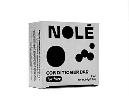 NOLE Conditioner Bar for Frizzy Hair, Moisturizes and Protects for The Sleekest Looking Hair, Coconut Oil Deep Conditioner | Sustainable, 100% Plastic Free packaging, Eco-Friendly | 2.12 oz