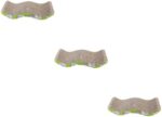 NOLITOY 3pcs Catnip Toys for Cats pet Toys Cat Claws Care Toy Cat Scratch Pad Cat Scratcher Bed Cat Pad cat Scratching Post cat Kitten The cat Scraper