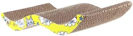 NOLITOY pet Toys Cat Scratcher Cat Scratch Pad Cat Kitten Corrugated Scratch Board Cat Claws Care Toy Cat Pad cat Scratching mat Catnip