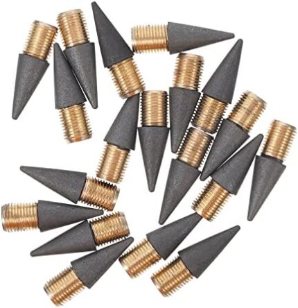 NUOBESTY Pens + Pencil 19pcs Everlasting Writing Tips Nibs Replaceable Pen Replacement Inkless Sketching Pencils for Infinite Nib Premium Heads Reusable Stationery Pen Pencil