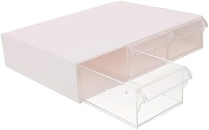 NUOBESTY Under Desk Storage Drawers Slide Out Desk Drawer Attachment Plastic Desk Accessories Workspace Organizers Hidden Desktop Organizer Pen Holder