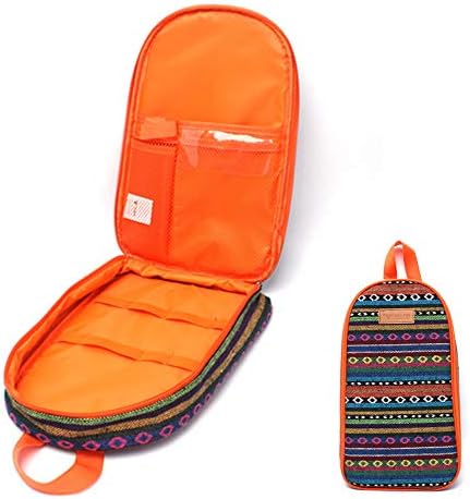 NatSumeBasics Camping Travel Cooking Utensils Organizer Travel Bag Portable Pouch for BBQ Camp Cookware Kitchen Kit