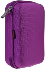 Navitech Purple Watch & Accessory Case Compatible with Xiaomi Mi Smart Band