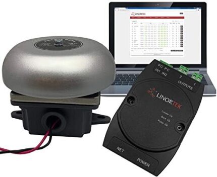 Netbell-2-1Bel TCP/IP Loud Automatic School | Office Break Time Alarm Bell System with Programmable Bell Timer Software Web-Based Electronic Bell Controller