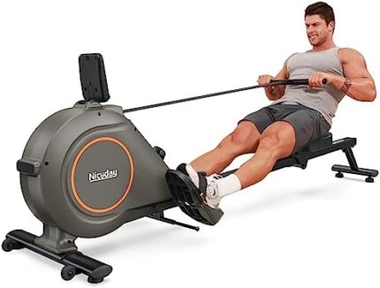 Niceday Rowing Machine, Magnetic Rower Machine with 16 Resistance Levels, 350LBS Loading Capacity