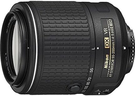Nikon 55-200mm f/4-5.6G VR II DX AF-S ED Zoom-Nikkor Lens (Renewed)