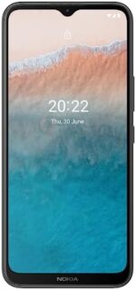 Nokia C21 Plus | Android 11 (Go Edition) | Unlocked Smartphone | 2-Day Battery | Dual SIM | 2/64GB | 6.52-Inch Screen | Charcoal
