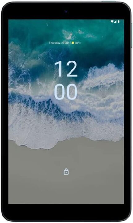 Nokia T10 | Android 12 | 8-Inch Screen | 4G LTE GSM Factory Unlocked | Tablet | Latin American Version | 4/64GB | 8MP Camera | Ocean Blue