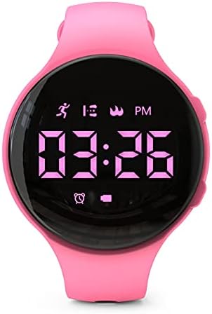 Non-Bluetooth Led Fitness Tracker Watch,Digital Pedometer Watch,with Step Counting/ Distance/ Calories/Stopwatch/Alarm Clock, Great Gift for Kids Teens Girls Boys Xmas