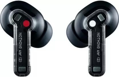 Nothing Ear 2 Hi-Res Wireless Earbuds, 2023 New Noise Cancelling Headphones with Dual Chamber Design, Bluetooth Earbuds for iPhone, Android, 4.5g Ultra Light, 36Hrs Playtime, Black