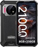 OUKITEL WP19 Rugged Smartphone Unlocked, 21000mAh Battery 8GB 256GB Android 12 Cell Phone, 64MP Camera 20MP Night Vision, 6.78" FHD+ Rugged Phone, Waterproof Mobile Phone Unlocked 4G Dual Sim OTG NFC