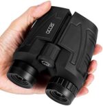 Occer 12x25 Compact Binoculars for Adults and Kids - Large Eyepiece Waterproof Binoculars for Bird Watching - High Powered Easy Focus Binoculars with Low Light Vision for Outdoor Hunting Travel