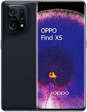 Oppo Find X5 Dual-SIM 256GB ROM + 8GB RAM (GSM Only | No CDMA) Factory Unlocked 5G Smartphone (Black) - Internatioanl Version