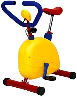 PHASFBJ Fun and Fitness Kids Exercise Bike Equipment,Toddler Exercise Bikes Machine Indoor Cardio Training for Childrens with Adjustable Seat Mini Exercise Kid Stationary Bike