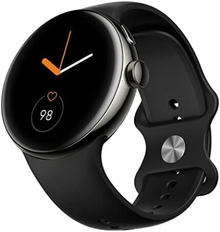 Parsonver Smart Watch Answer Make Call, AMOLED Always-on Display Smartwatch for Android and iOS Phones with Bluetooth Call/Dial, Fitness Activity Tracking, Sleep Monitor, Pedometer, Black, AIROR1