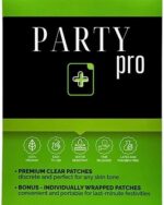 Party Pro 15 Pack of Clear & Waterproof Party Patches - Perfect Recovery Companion After Bachelorette Party, Convenient Patches with Perfect Balance of B12, Essential Minerals & Time-Released Formula