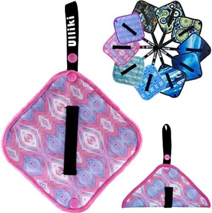 Pee Cloth for Women Hiking, Washable Reusable Camping Toilet Paper, Pee Rag After Using Outdoor Female Urination Device, Hygienic Female Urinal Solution for Women Travel