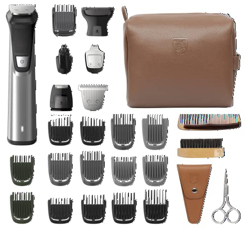 Philips Norelco Multi Groomer 29 Piece Mens Grooming Kit, Trimmer Philips Norelco Multi Groomer 29 Piece Mens Grooming Kit, Trimmer for Beard, Head, Body, and Face - NO Blade Oil Needed, MG7791/40