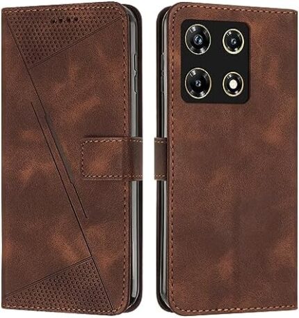 Phone Back Cover Compatible With Infinix Note 30 Pro Wallet Flip Phone Case Card Slot Holder Flip Cover Phone Case Wrist Strap Phone Case Compatible With Infinix Note 30 Pro Case Cover sleeves ( Color