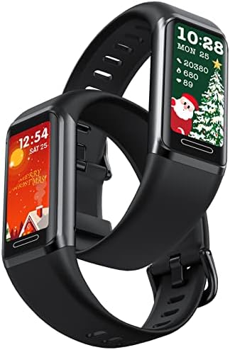 Portzon Fitness Tracker IP68 Waterproof Smart Watch with Heart Rate Monitor Sleep Activity Tracker Step Pedometer Calories Counter Call Message Notification Sports Health Watch for Men Women Kid