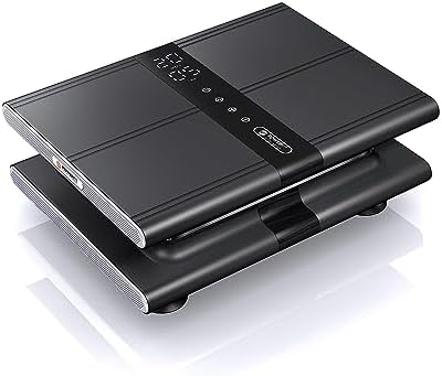 Powerfit 3D Elite Vibration Plate Exercise Machine - Whole Body Workout Fitness Platform, Power Plate Vibration Machines, Vibration Plate for Lymphatic Drainage, Chi Machine, Gazelle Exercise Machine