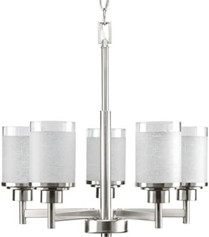 Progress Lighting P4459-09 Alexa Chandeliers, 20-Inch Diameter x 19-13/16-Inch Height, Nickel