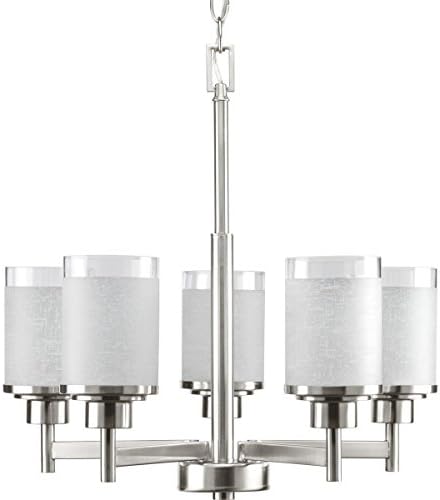 Progress Lighting P4459-09 Alexa Chandeliers, 20-Inch Diameter x 19-13/16-Inch Height, Progress Lighting P4459-09 Alexa Chandeliers, 20-Inch Diameter x 19-13/16-Inch Height, Nickel