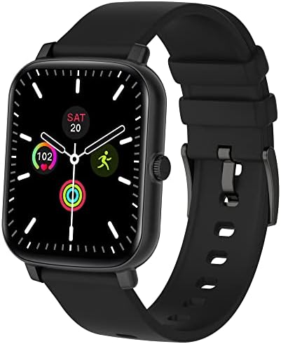 Pupuskyer Smart Watch, 1.7inchs Fitness Tracker with Heart Rate Monitor,Blood Oxygen Tracking, Sleep Tracking for Android iPhone Samsung,Water Resistant Smart Watches for Men Women with Watch Talking