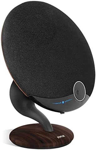 Pyle Portable Bluetooth Gramophone Speaker w/Super Bass Sub Stereo Sound - 2.1 HI-FI Wireless Streaming, Connects 2 via TWS BT Function, AUX, Built in DSP, Touch Control, Artistic Design PGMSP100