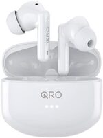 Qro A40 Pro Wireless Earbuds; Bluetooth 5.3 Headphones; 36H Playtime; 4 Built in Noise Cancellation Mics; ANC and ENC Waterproof in-Ear Earbud with 4 Mics; Stereo Sound for iPhone/Android/Pods