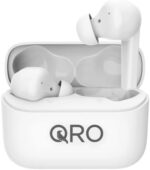 Qro Eversound Wireless Earbuds Bluetooth Headphones 36H Playtime Built in Noise Cancellation Mic with Charging Case ANC Waterproof in-Ear Earbud Stereo Sound for iPhone/Android/Pods
