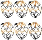 RMISODO 10 Pieces Nylon Single Ball Carrier Net Bag Durable Mesh Storage Sports Ball Holder for Basketball Football Volleyball Soccer