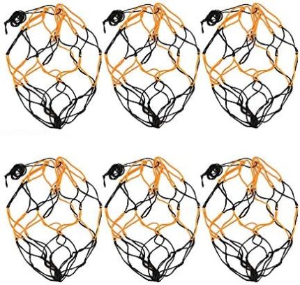 RMISODO 10 Pieces Nylon Single Ball Carrier Net Bag Durable Mesh Storage Sports Ball Holder for Basketball Football Volleyball Soccer